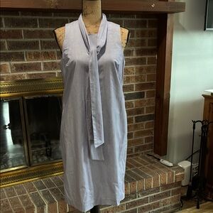 Banana Republic Light Blue Halter Dress